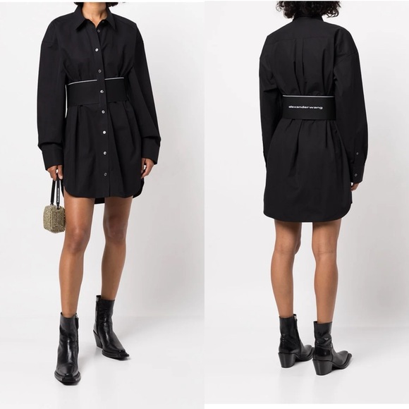 Alexander Wang Long Sleeve Day Dress - Picture 1 of 15